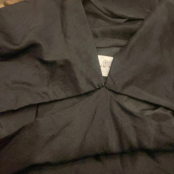 Marina Moscone Cutaway Wool Maxi Dress Sz 12 - Picture 6 of 6